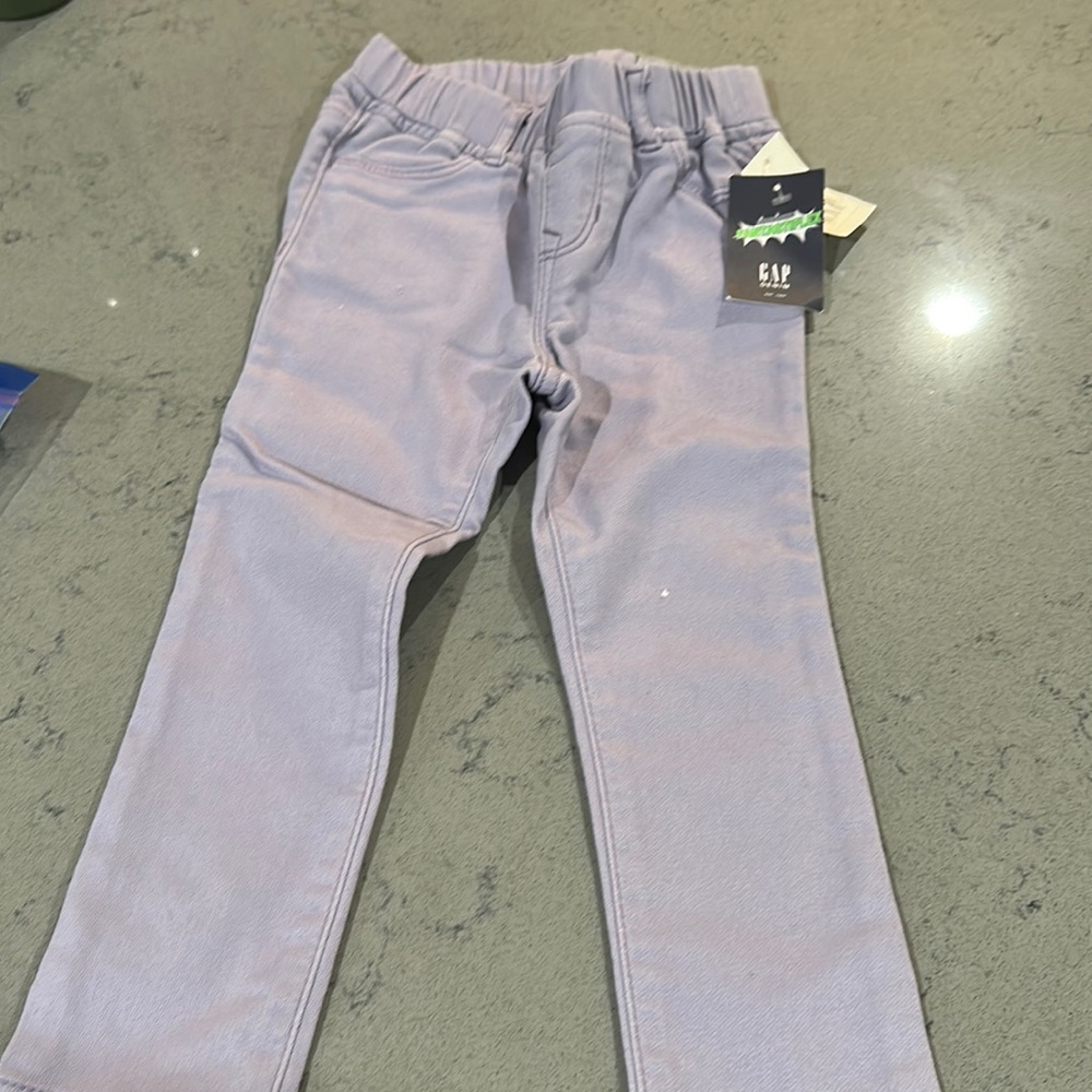 Lilac purple jeans